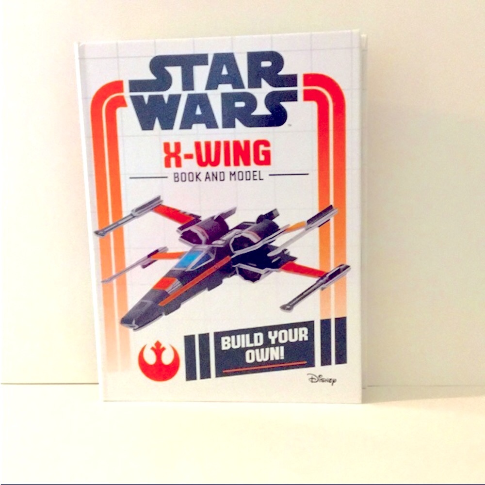 Star Wars Facts & Model Building Book Kit Build Your Own X-Wing 7.5in H